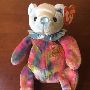 TY March “Aquamarine” Birthday Beanie Baby